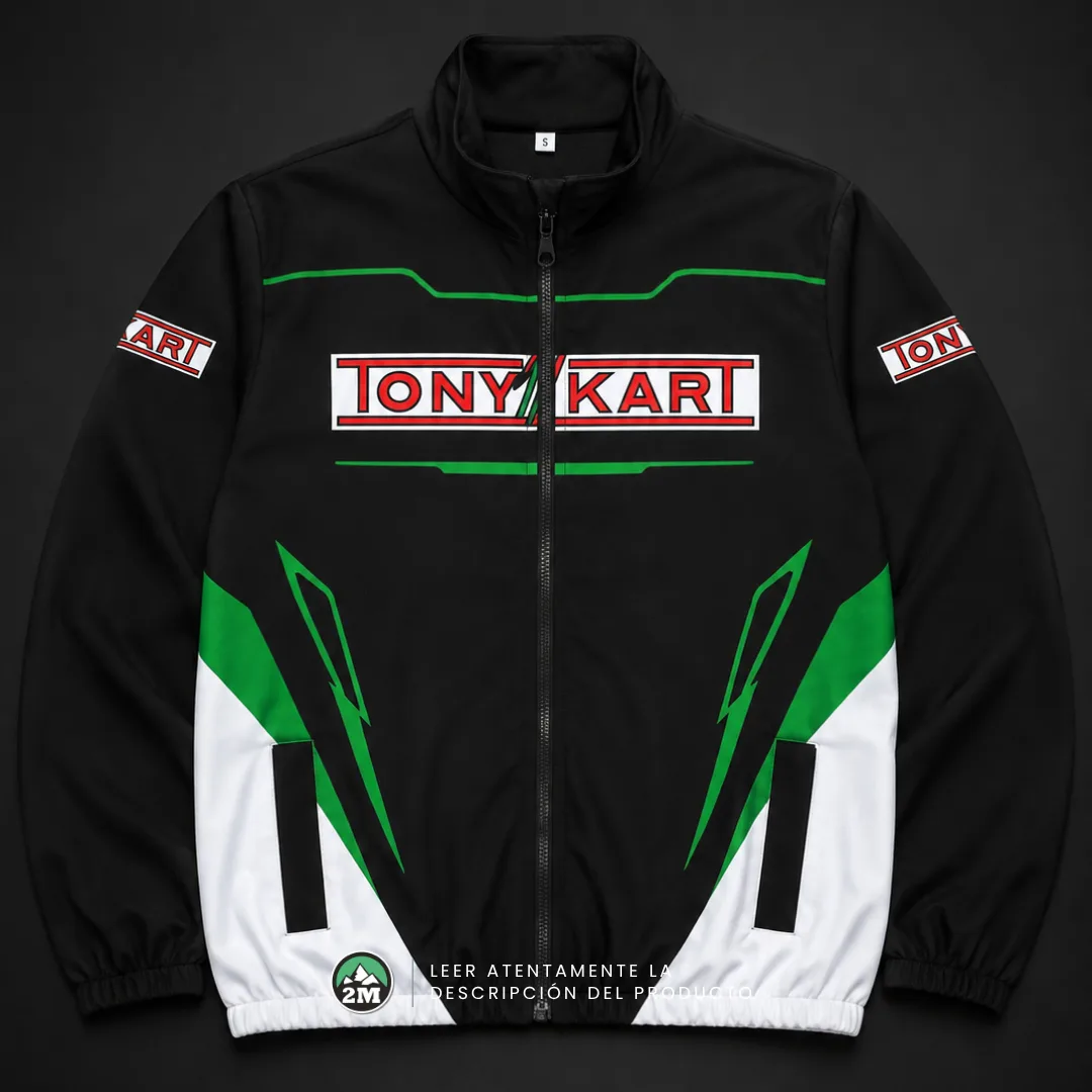 Campera deportiva rompe viento