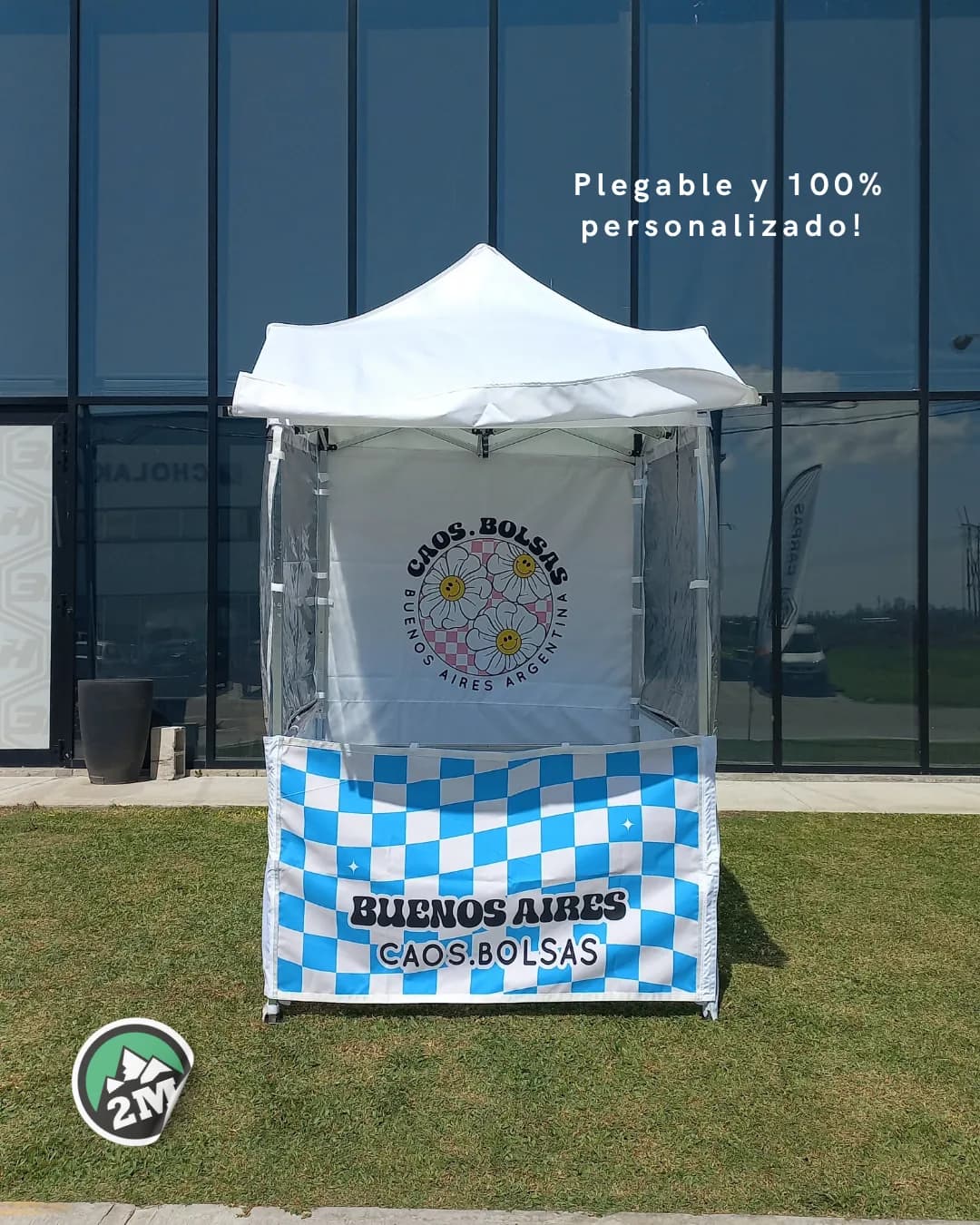 Stand plegable, con grafica