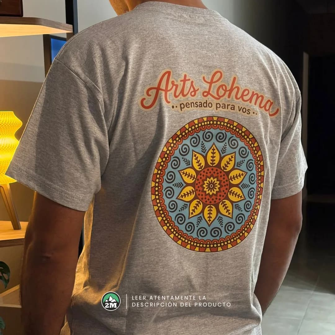 Remeras algodon, con grafica