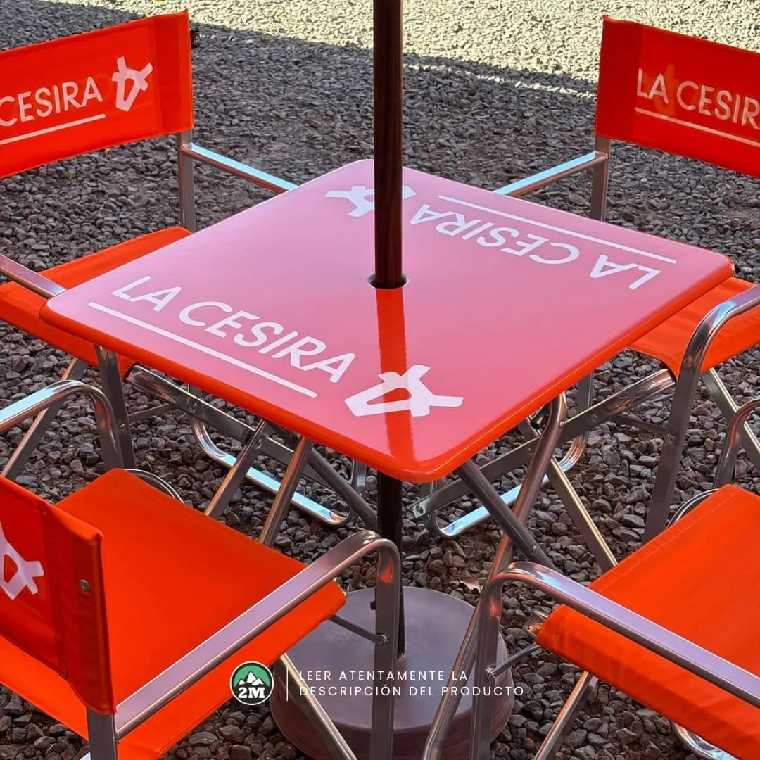 Mesa plegable | Con gráfica