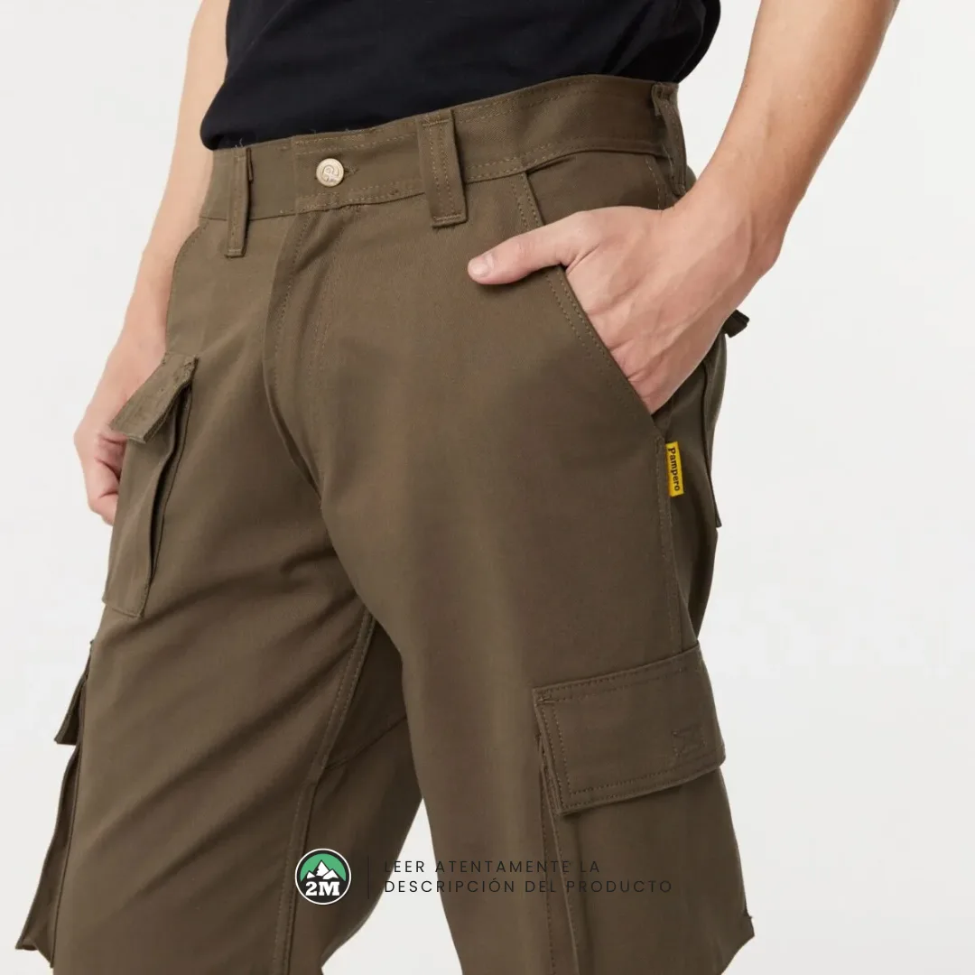 Pantalon Cargo - logo bordado