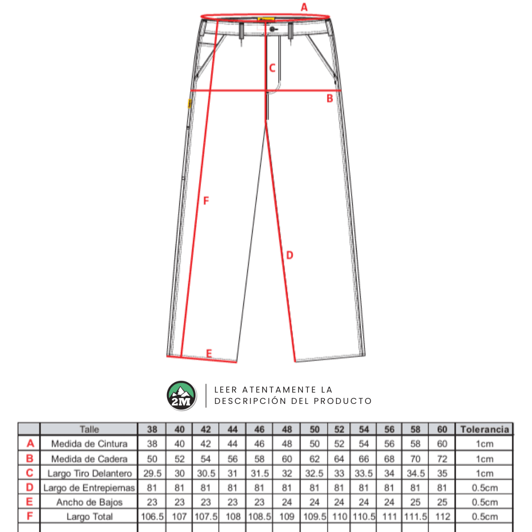 Pantalon Cargo - logo bordado
