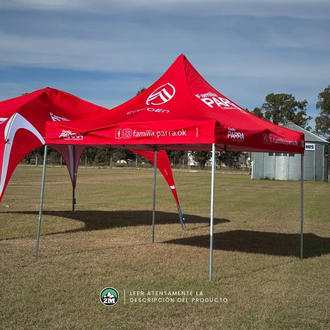 Gazebo plegable 3 x 3 Mt | Con gráfica