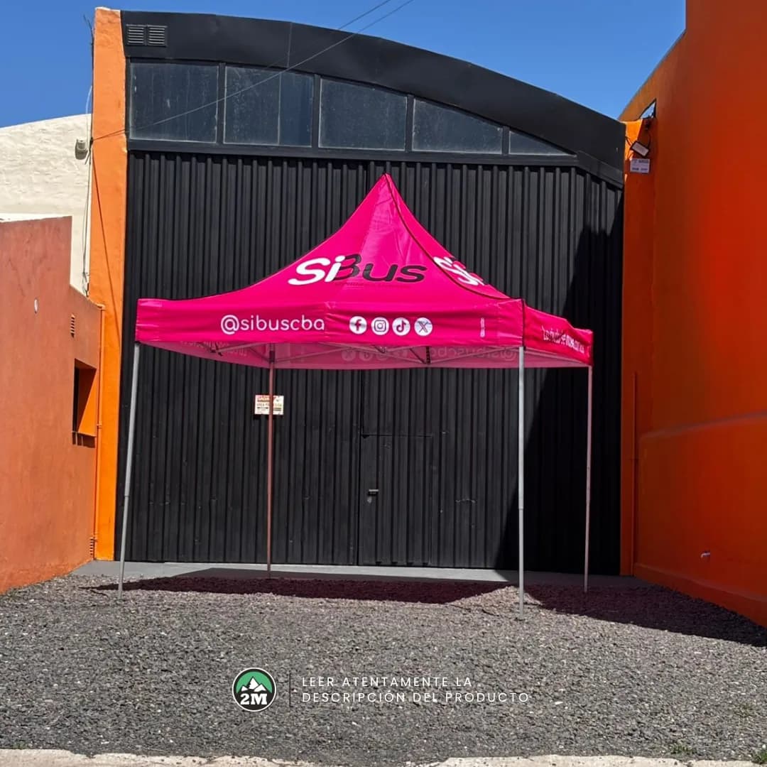 Gazebo plegable 3 x 3 Mt | Con gráfica