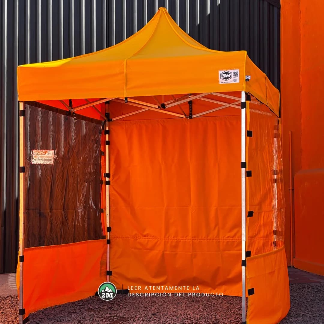 Gazebo plegable con laterales 2x2 Mt