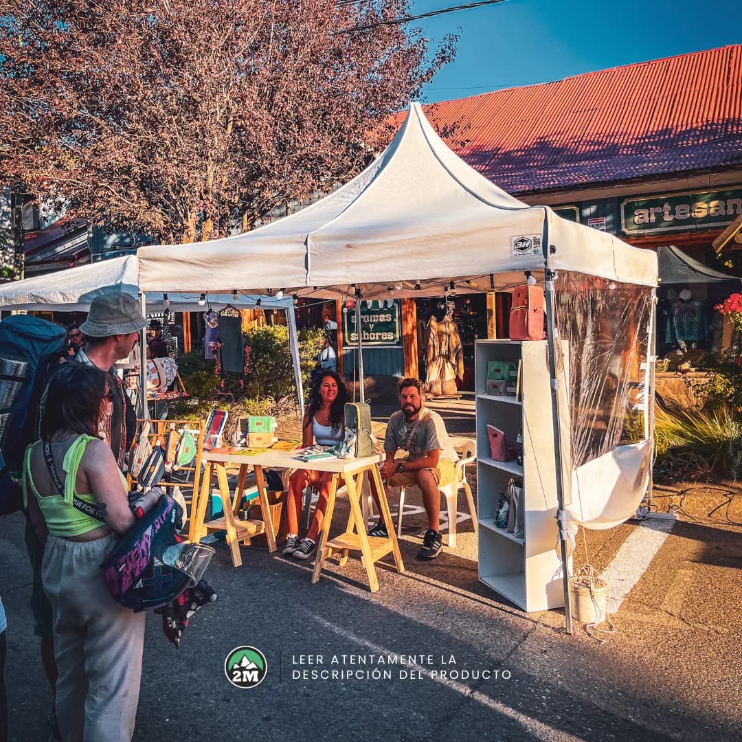 Gazebo plegable con laterales 3x3 Mt
