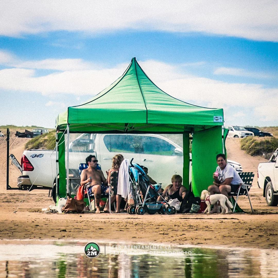 Gazebo plegable con laterales 3x3 Mt