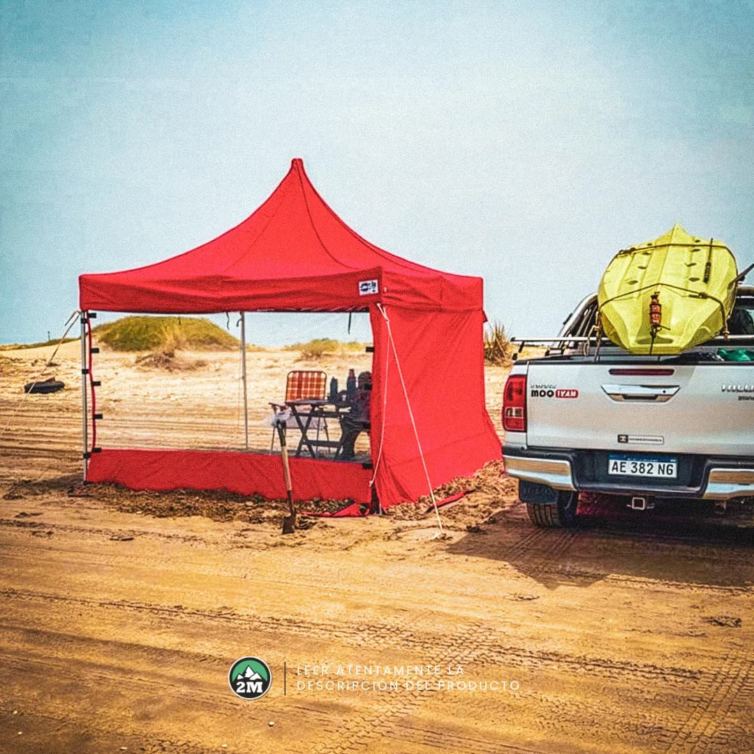 Gazebo plegable con laterales 3x3 Mt