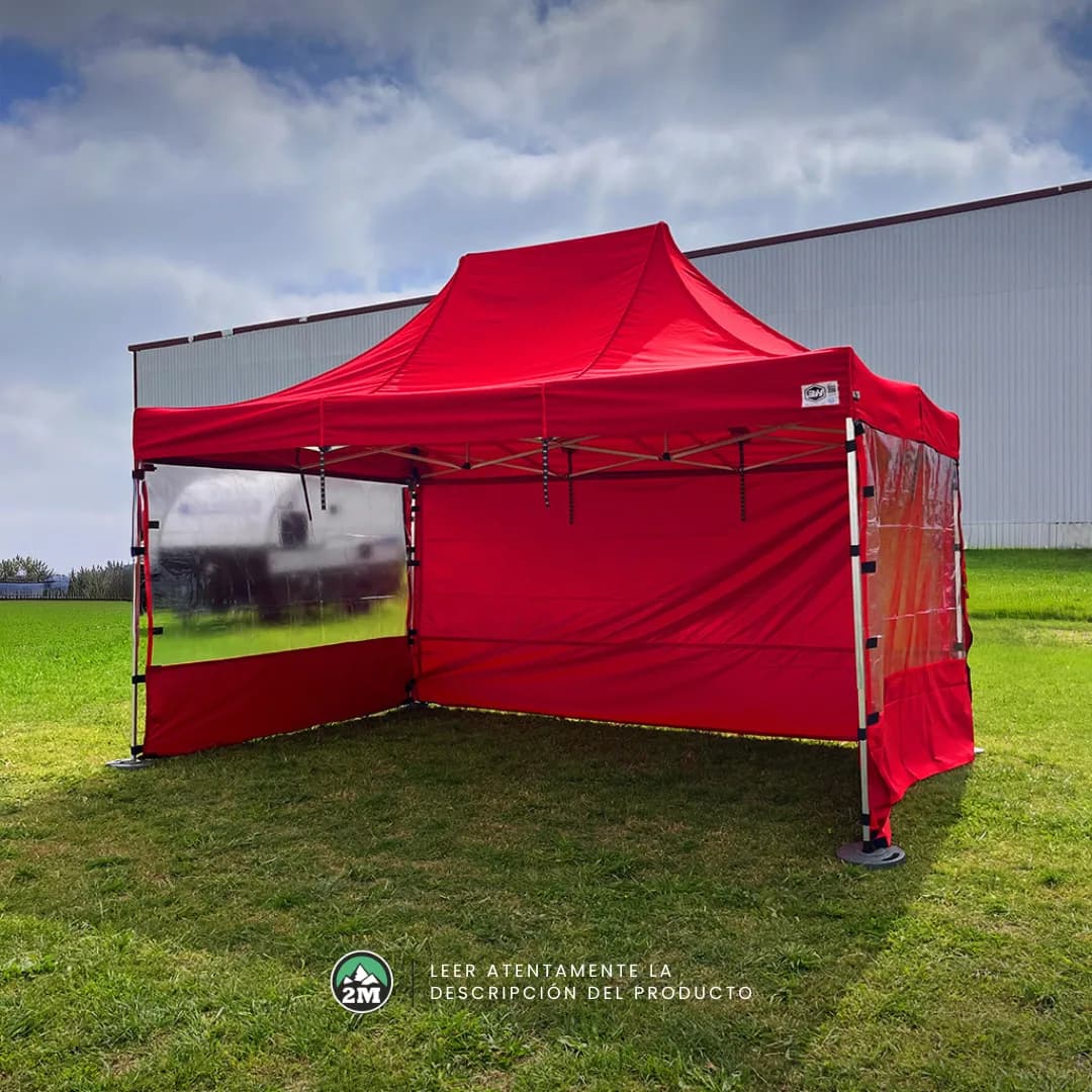 Gazebo plegable con laterales 4.5x3 Mt
