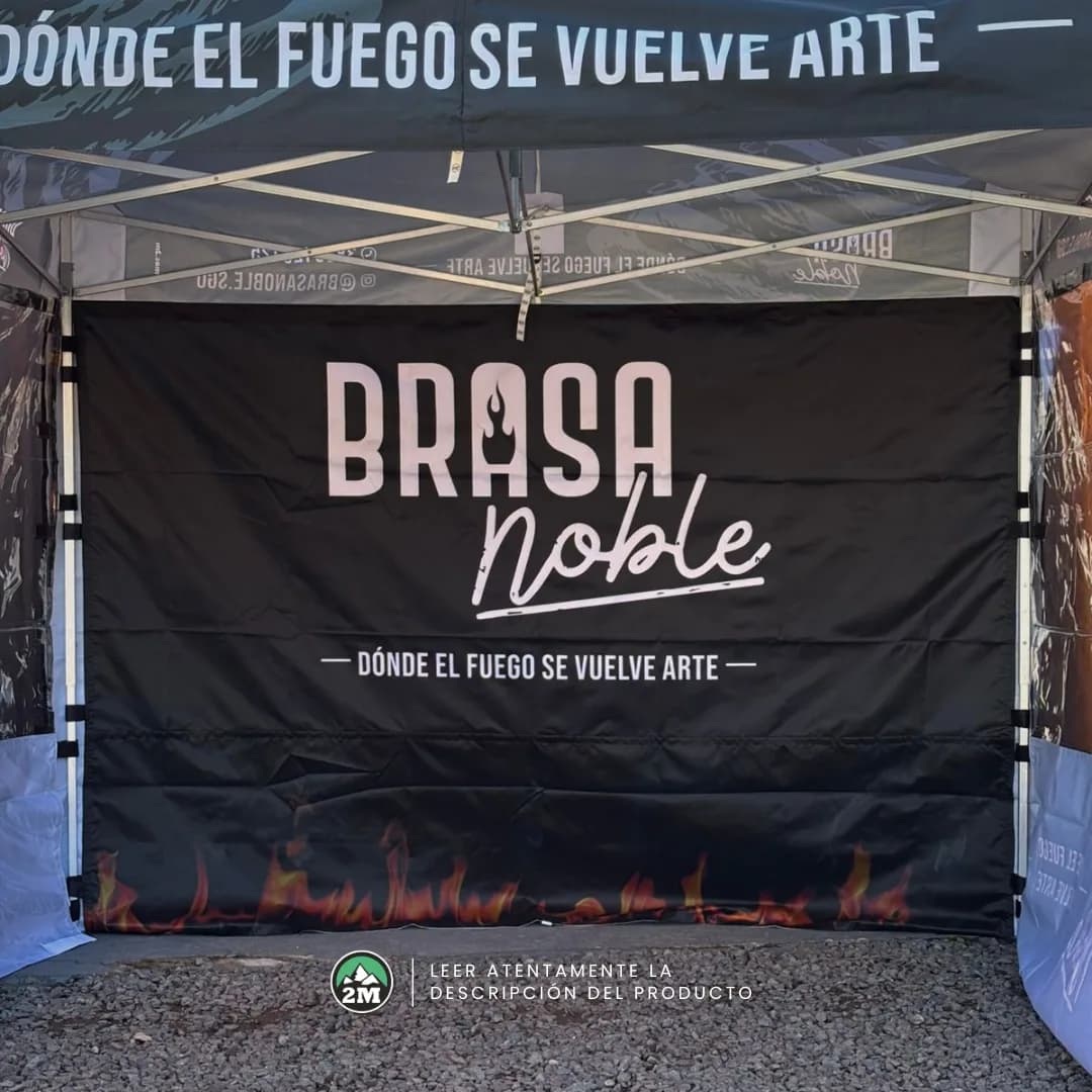 Gazebo plegable + laterales 3x3 Mt | Con gráfica