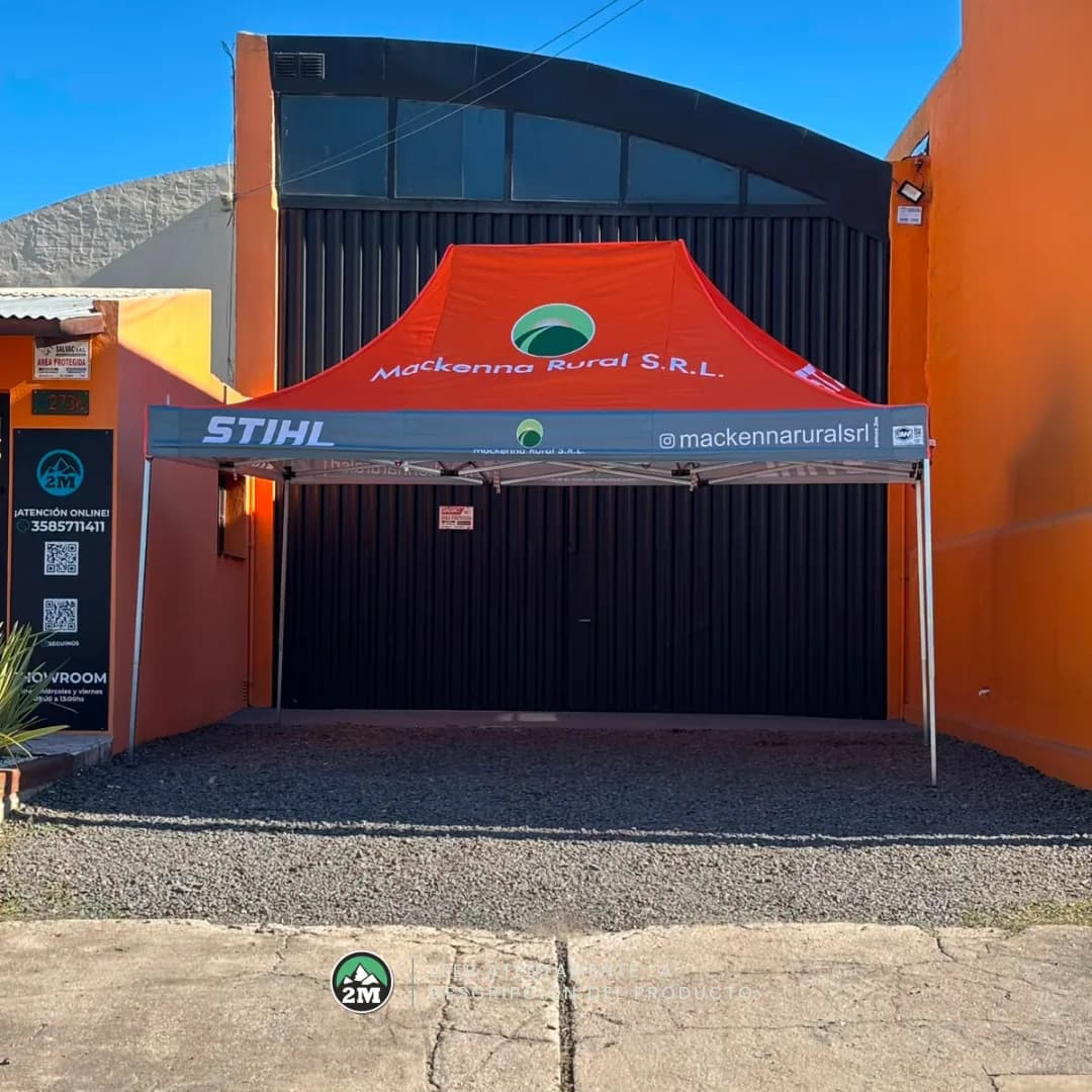 Gazebo plegable 4.5x3 Mt | Con gráfica