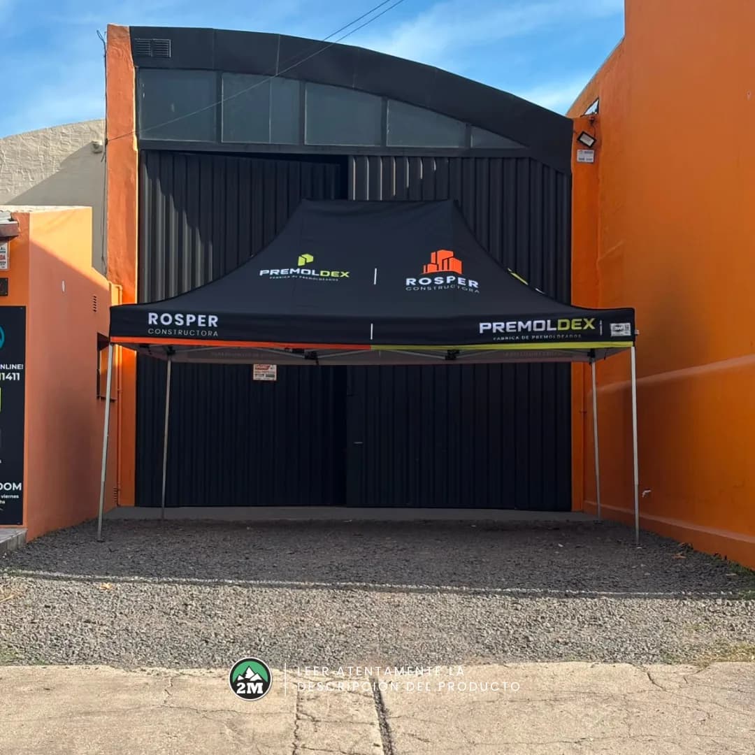 Gazebo plegable 4.5x3 Mt | Con gráfica
